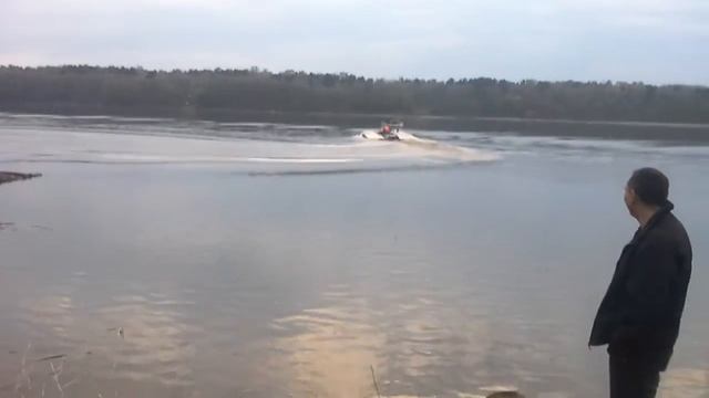 Запуск экраноплана