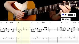 ARCADE Guitar Tab Tutorial (Duncan Laurence)