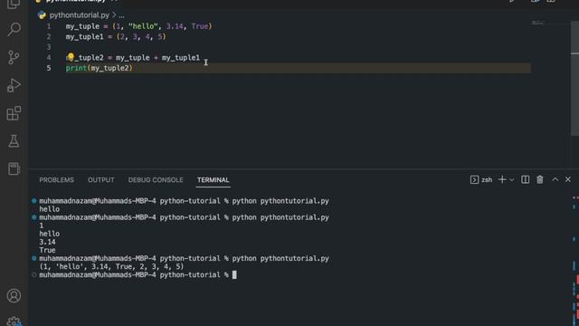 Python Tutorial - Python Tuples #pythontuples