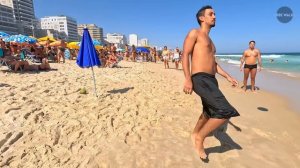 ?? Walk on the beach in RIO DE JANEIRO | IPANEMA BEACH 4K