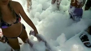 Пенная дискотека в открытом море. Аланья.