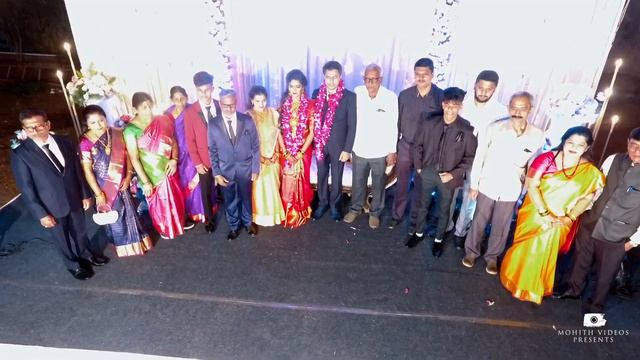 Vivek & Sumana | Reception Highlights | Le Roma Gardenia | By MOHITH VIDEOS смотреть онлайн