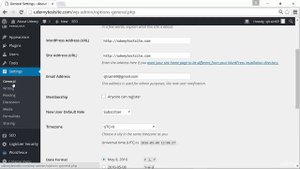 Общие настройки Wordpress