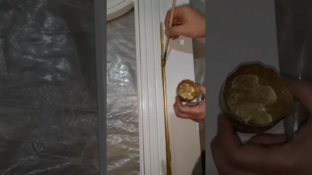 нанесение золотой патины своими руками. золотая патина. покраска дверей патиной. покраска патиной смотреть онлайн