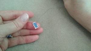 Bracelet, ring. Браслет и кольцо из бисера. Мастер-класс