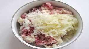 Котлеты с рисом и капустой