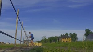 Зачистка забора под покраску