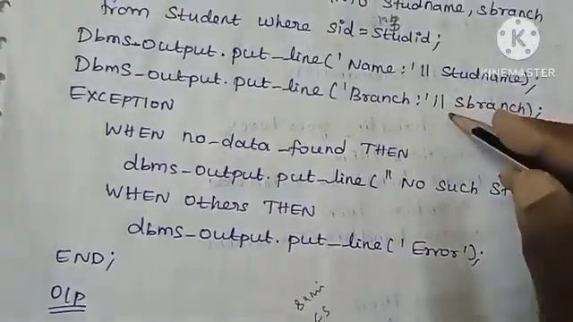 Exception in pl/sql | dbms in tamil #sscomputerstudies, #dbms , #exception, #pl/sql, #sql
