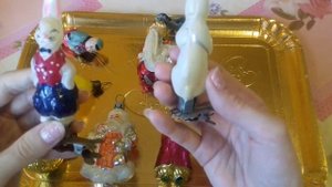 Новогодние ёлочные игрушки СССР Моя коллекция Советских Винтажных Елочных Украшений 1950-1960гг.