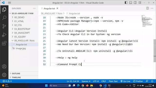 ANGULAR 16|CLASS-1|INTRODUCTION|BASIC COMMANDS|REQUIRED SOFTWARES|CORPORATE TRAINING|2023