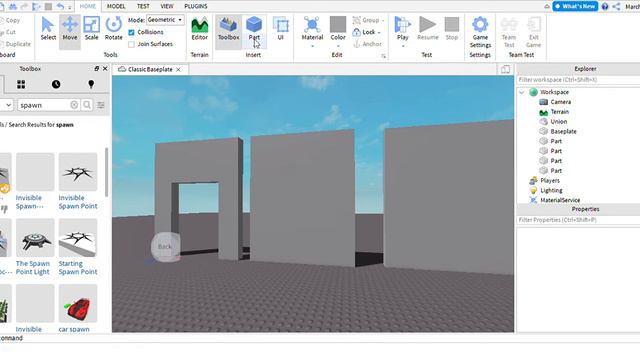 How to create a hole in a part in roblox studio смотреть онлайн