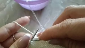 Плечевой шов методом трёх спиц ( спицами)