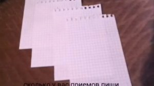 Как сделать расписание приёмов пищи