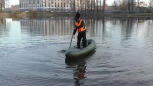 Надувной рыболовный каяк Фишмастер продолжение #kayak #рыбалка #отдых
