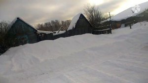 Чистка снега на мотоблоке с отвалом