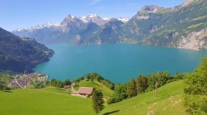 Switzerland - Lake Lucerne - Aerial Drone Video in 4K