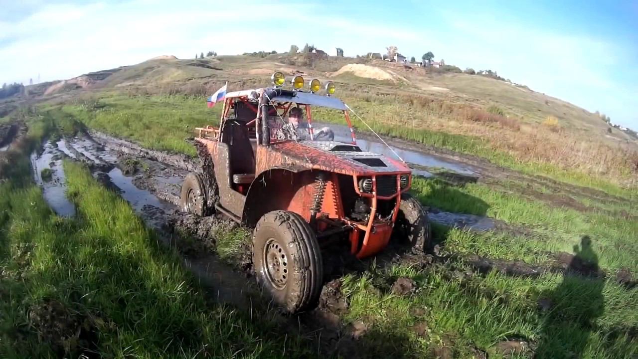 Самодельный багги.ГРЯЗЬ. (Homemade buggy) смотреть онлайн