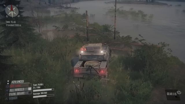 MUDRUNNER, American Wilds, a Spintires Game: PS4, Mt Logmore (Unlocking Watchpoints).