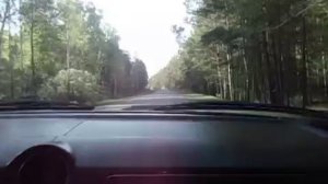 Поездка на Мерседесе 123 в деревню.