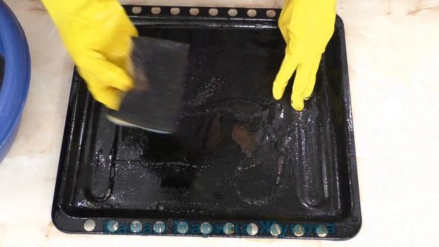 ЖАЛЕЮ,  ЧТО НЕ ЧИСТИЛА ТАК РАНЬШЕ! Как отмыть противень от ЖИРА и ГРЯЗИ! #Сковорода #Жир #Копоть