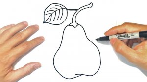 Как нарисовать грушу | How to draw a pear