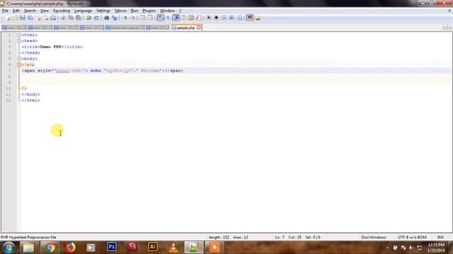 Text Style - PHP Basics Tutorials Part - 5 in Tamil смотреть онлайн