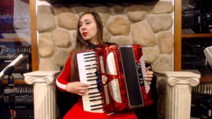 5909 - Red Lignatone Piano Accordion LMM 37 80 $799