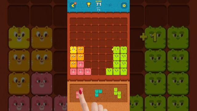 Block Crush™ - Cute Kitty Puzzle Game