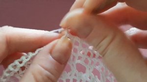 Простая и красивая салфетка крючком. №18 из зимней коллекции.