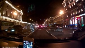 Ночной Питер Невский проспект