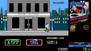 Urban Champion (NES) Speedrun in 29s 084ms