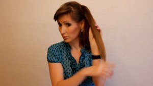 Прическа своими руками "Цветок из волос"