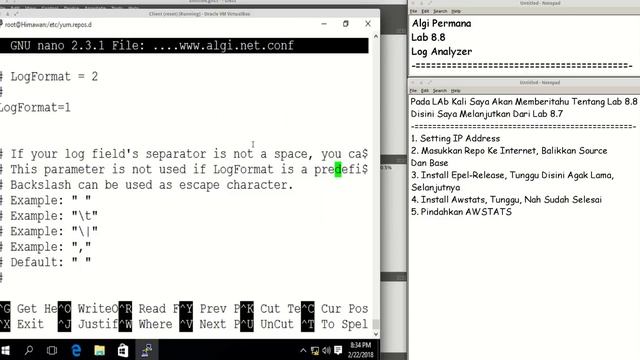 Lab 8.8 #Log Analyzer смотреть онлайн