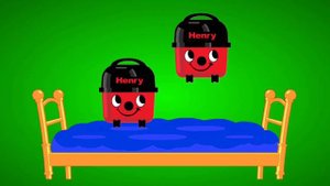 Five Little Monkeys Jumping On The Bed | Nursery Rhymes for Kids | Henry Hoover World