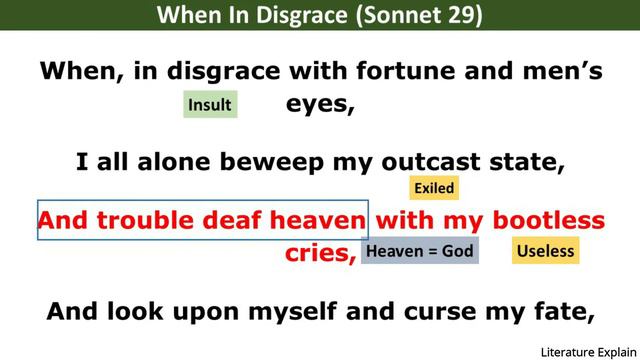 Sonnet 29 by William Shakespeare Summary In Hindi | When in Disgrace with Fortune | Complete Detail смотреть онлайн