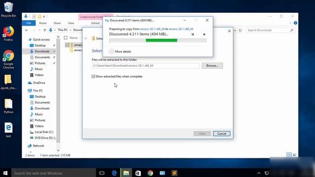 How to Install Emacs on Windows 10