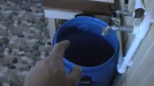 Установка выносного бака на 80 л в бане!