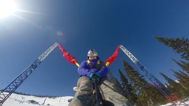 Шерегеш. Март 2016. Рогатка. смотреть онлайн