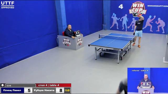 18:30 Плющ Павел 1-3 Рубцов Никита стол 4 Юг-3 01.04.21 смотреть онлайн