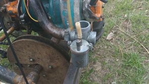 КАРБЮРАТОР ОТ МОТОРОЛЛЕРА ВЯТКА НА БЕНЗОПИЛУ ДРУЖБА