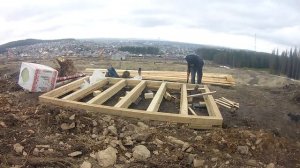 Черновой пол Бытовки