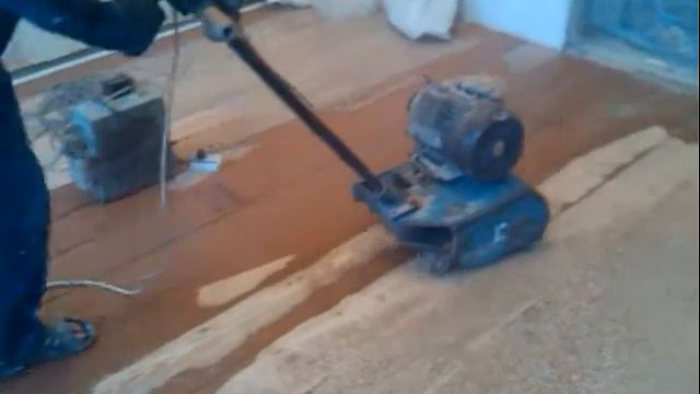 Цикловка деревянного пола под ламинат. смотреть онлайн