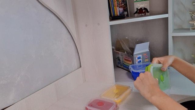 Набор силиконовых складных контейнеров Preservation Box 4 штуки