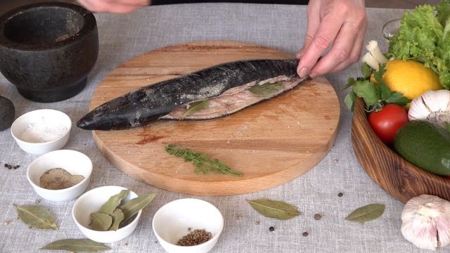СКУМБРИЯ НА МАНГАЛЕ. ВКУСНО!