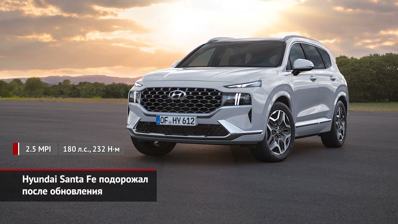 Hyundai Santa Fe подорожал после обновления | Новости с колёс №1372