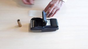 Замена чековой ленты на POS терминале Verifone vx670