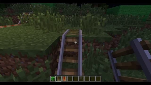 Баг 7 баг с рельсами в minecraft.