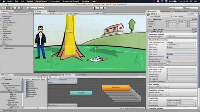Adventure Creator: Creating a 2D game Tutorial смотреть онлайн