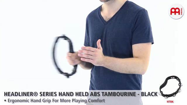 MEINL Percussion - MEINL Percussion - Headliner® Series Hand Held ABS Tambourine - HTBK смотреть онлайн