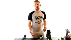 Установка лыжных креплений на роллеры.
